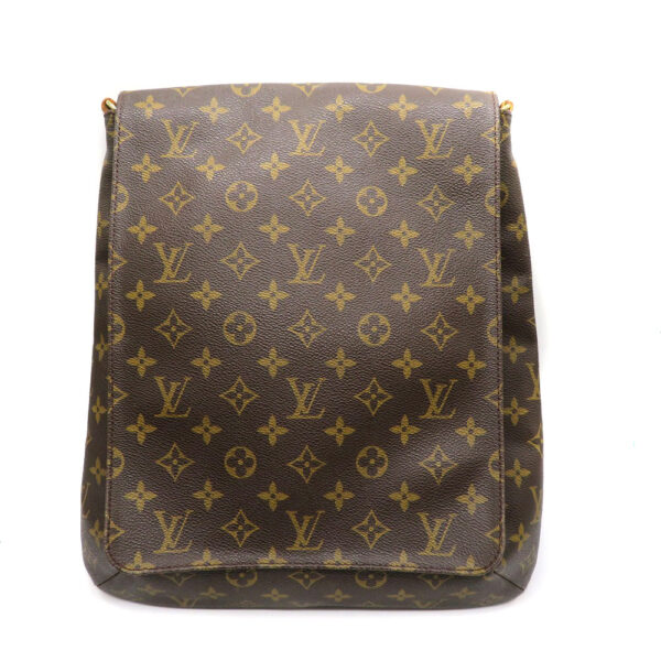 22032411 Louis Vuitton Musette Monogram Shoulder Bag Brown