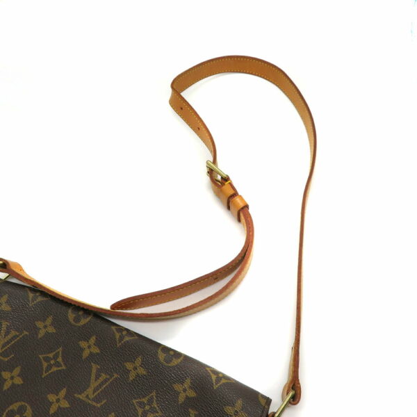 220324111 Louis Vuitton Musette Monogram Shoulder Bag Brown