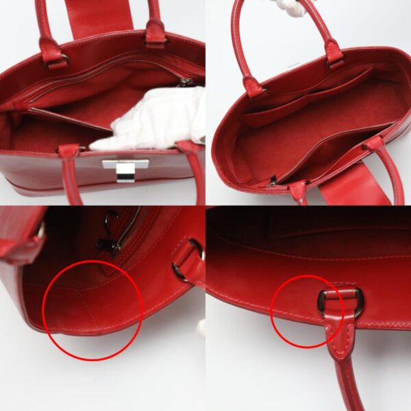 2204230002029 20 c Louis Vuitton Mirabeau PM Handbag Epi Leather Red