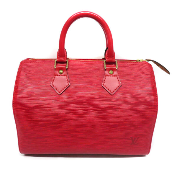 22043961 Louis Vuitton Speedy 25 Epi Handbag Rouge