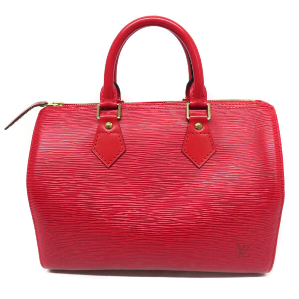 22043962 Louis Vuitton Speedy 25 Epi Handbag Rouge