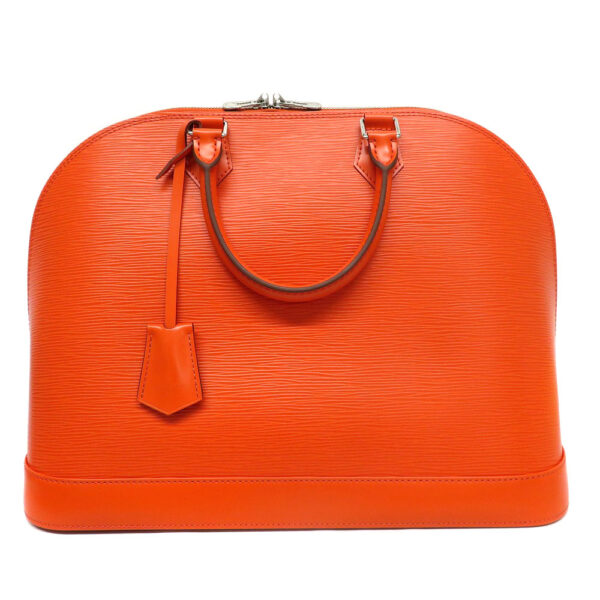 22053441 Louis Vuitton Alma GM Epi Handbag Orange