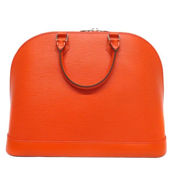 22053442 Louis Vuitton Alma GM Epi Handbag Orange