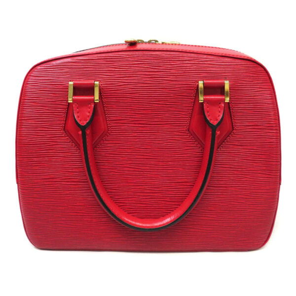 22070742 Louis Vuitton Sablon Epi Leather Handbag Red