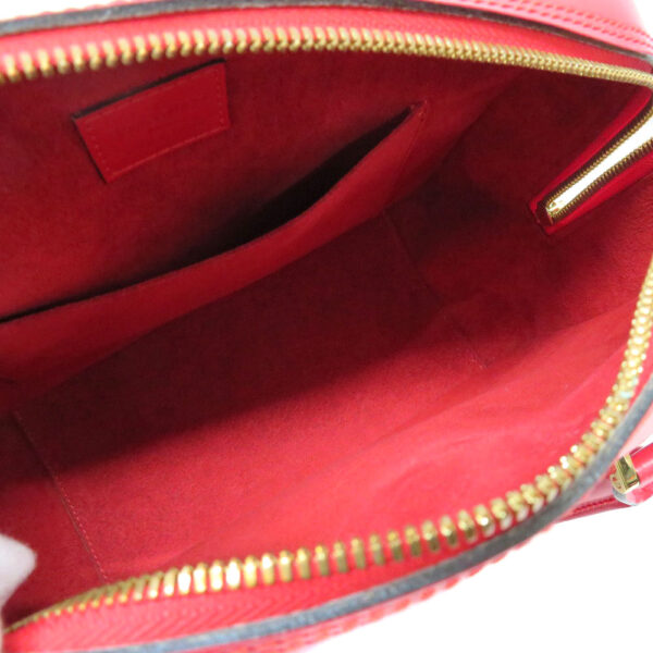 22070748 Louis Vuitton Sablon Epi Leather Handbag Red