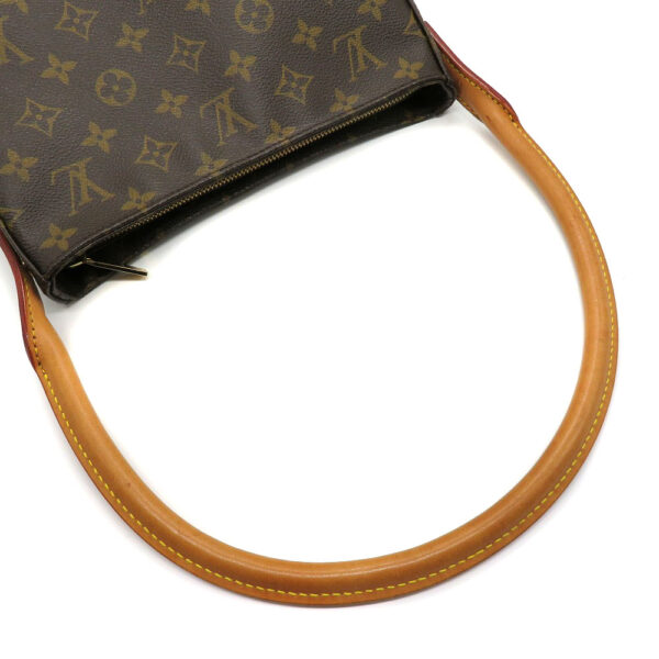 220710810 Louis Vuitton Looping MM Monogram Handbag Brown