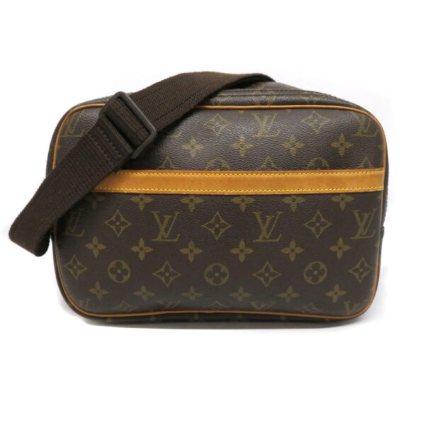 22072281 Louis Vuitton Reporter PM Monogram Shoulder Bag Brown