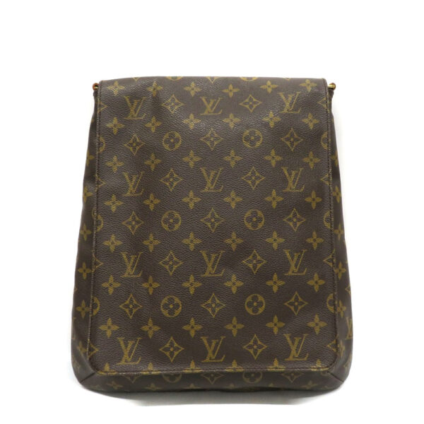 22072661 Louis Vuitton Musette Monogram Shoulder Bag Brown