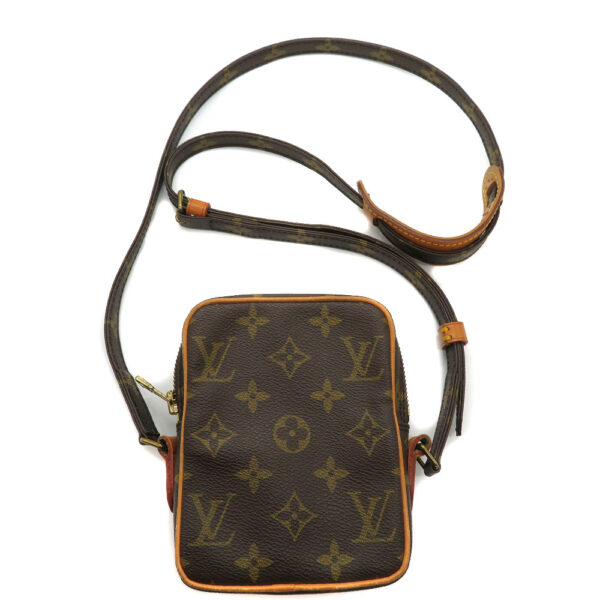 22080222 Louis Vuitton Mini Danube Monogram Shoulder Bag Brown