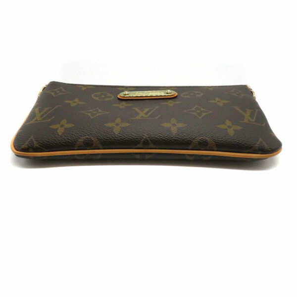 22086774 Louis Vuitton Pochette Mila MM Accessory Pouch Handbag Monogram Brown