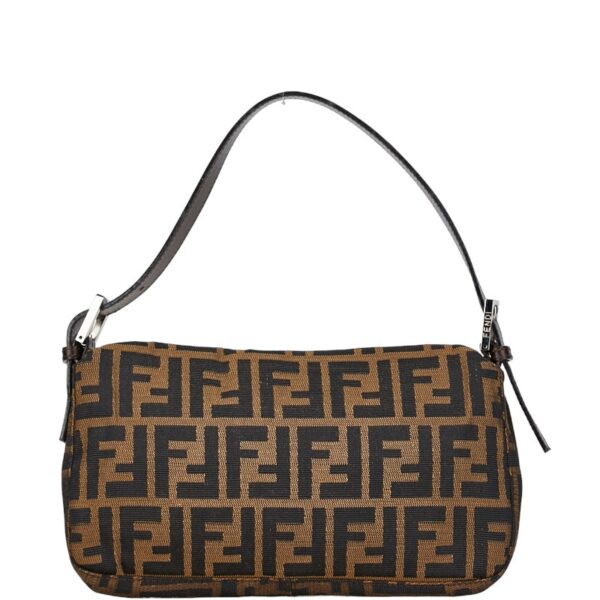 222 57905 3 Fendi Zucca Mamma Bucket One Shoulder Bag Brown