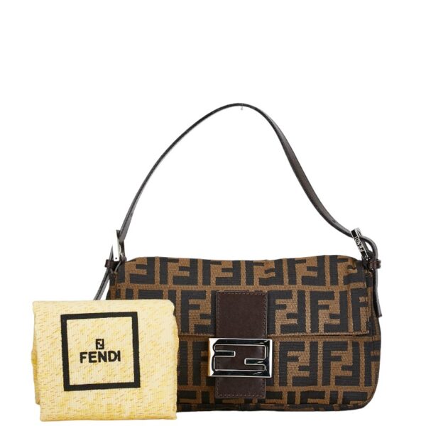 222 57905 9 Fendi Zucca Mamma Bucket One Shoulder Bag Brown