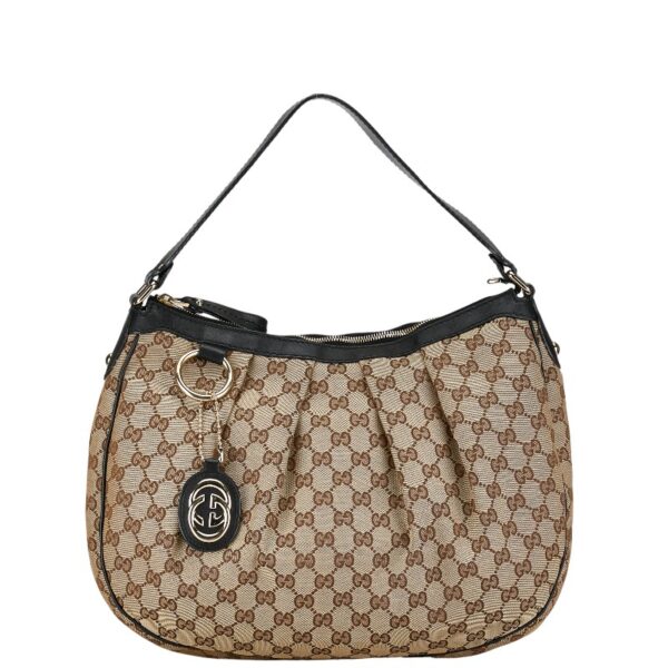 222 58806 1 Gucci GG One Shoulder Bag Beige