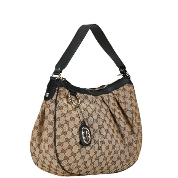 222 58806 2 Gucci GG One Shoulder Bag Beige