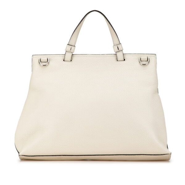 222 59473 4 Gucci Bamboo Daily 2WAY Shoulder Bag White