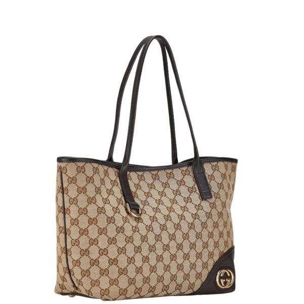 222 59501 2 Gucci GG Britt Shoulder Bag Beige