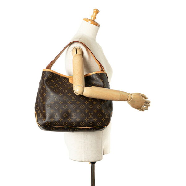 222 60824 10 Louis Vuitton Monogram Delightful PM Shoulder Bag Brown