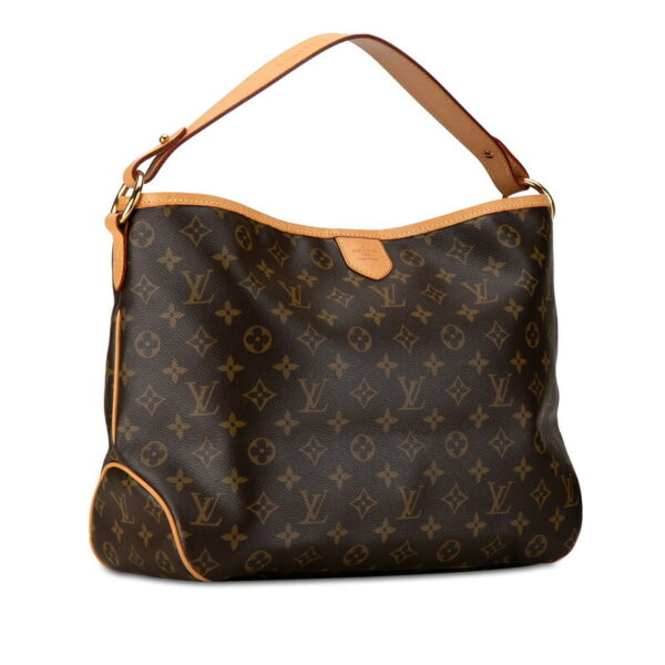 222 60824 2 Louis Vuitton Monogram Delightful PM Shoulder Bag Brown