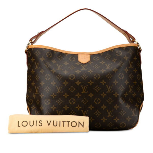 222 60824 9 Louis Vuitton Monogram Delightful PM Shoulder Bag Brown