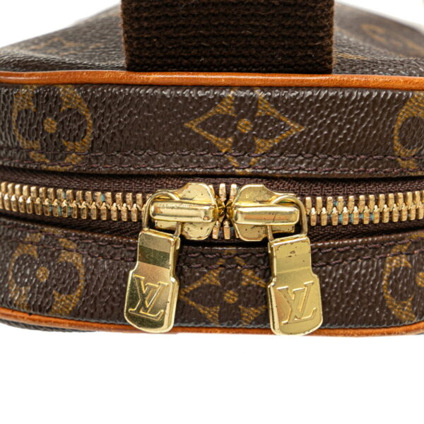 222 60828 6 Louis Vuitton Monogram Pochette Ganju Waist Bag Brown