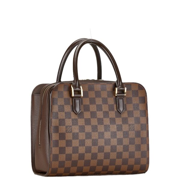 222 60940 2 Louis Vuitton Damier Triana Handbag Brown