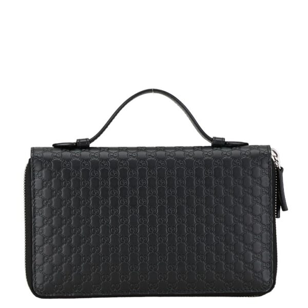 222 60947 3 Gucci Micro Guccisima Case Black