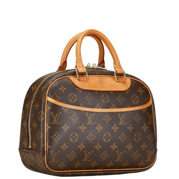 222 60953 2 Louis Vuitton Monogram Deauville Handbag Brown