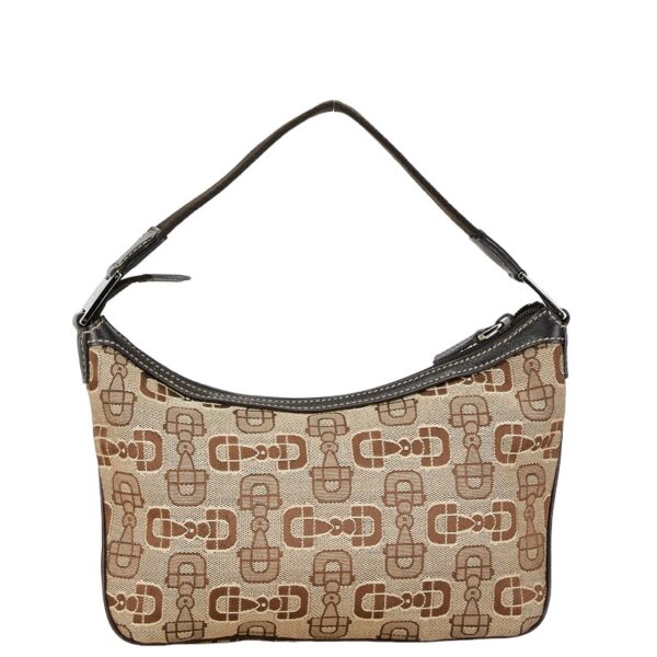 222 60955 3 Gucci Horsebit One Shoulder Bag Brown