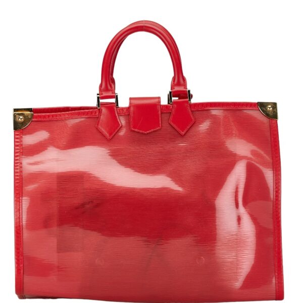 222 62082 3 Louis Vuitton Epi Flage Vinyl Garment Bag Red