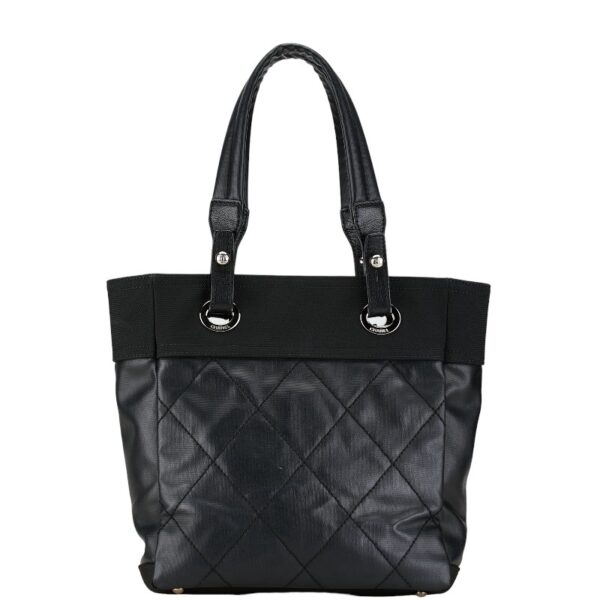 222 62138 3 Chanel Cocomark Paris Biarritz Tote PM Tote Bag Black