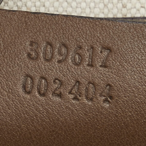 222 63566 12 Gucci GG Supreme 2WAY Handbag Beige