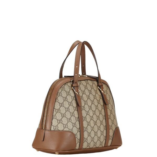 222 63566 3 Gucci GG Supreme 2WAY Handbag Beige