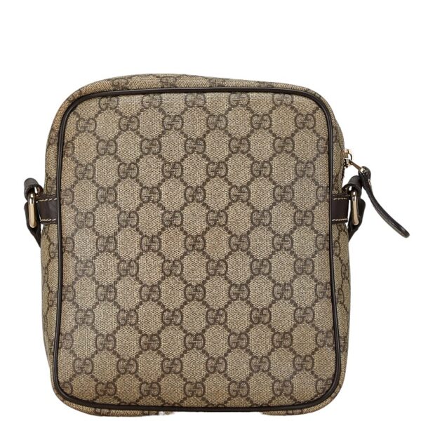 222 65595 3 Gucci GG Supreme Shoulder Bag Khaki