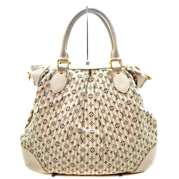 223 2 Louis Vuitton Marina PM Monogram Mini Run 2WAY Bag White