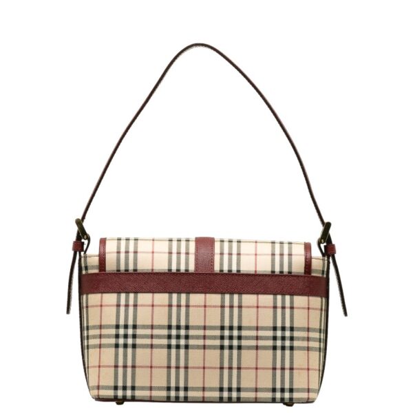 228 37451 3 Burberry Nova Check One Shoulder Bag Beige Multicolor