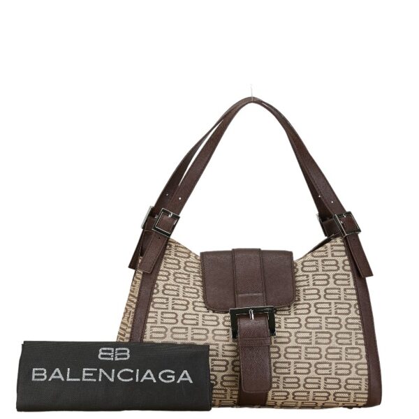 228 60002 13 Balenciaga BB Tote Bag Beige