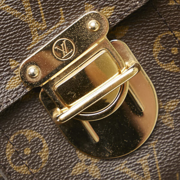 228 61132 10 Louis Vuitton Monogram Manhattan PM Handbag Brown