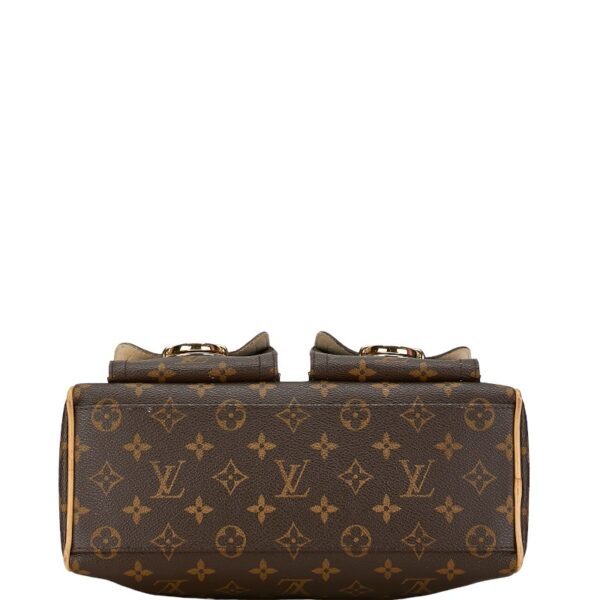 228 61132 4 Louis Vuitton Monogram Manhattan PM Handbag Brown