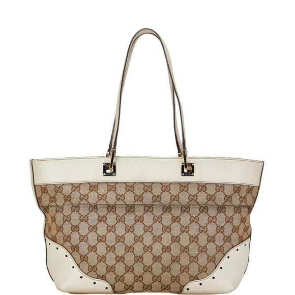 228 61140 3 Gucci GG Tote Bag Beige