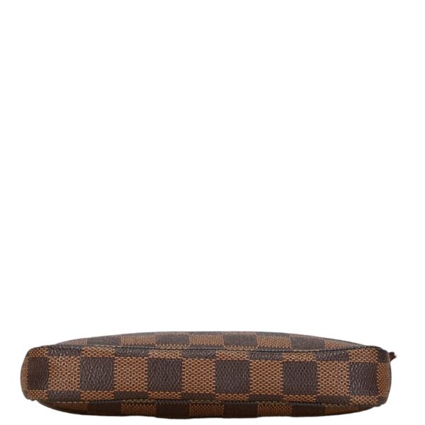 228 61144 4 Louis Vuitton Damier Mini Pochette Accessory Handbag Brown