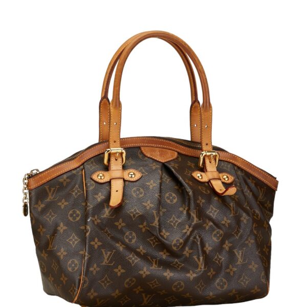 228 61146 2 Louis Vuitton Monogram Tivoli GM Handbag Brown