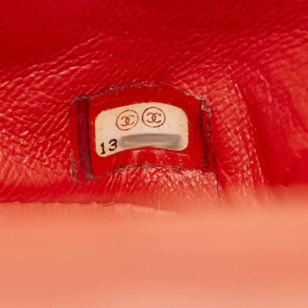 228 61621 13 Chanel Matelasse Coco Mark Chain Shoulder Bag Lambskin Salmon Pink