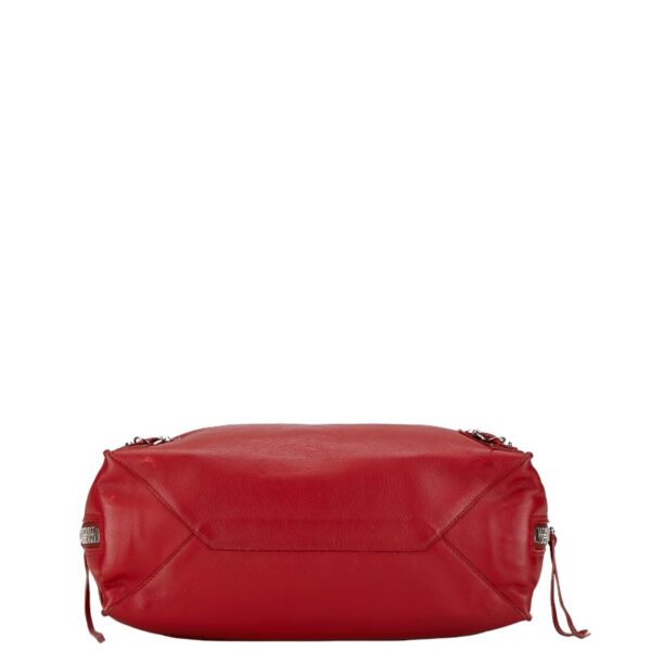 228 61643 4 Balenciaga Paper B4 2WAY Handbag Red