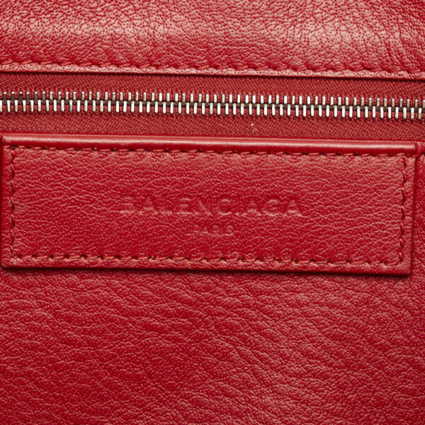 228 61643 9 Balenciaga Paper B4 2WAY Handbag Red