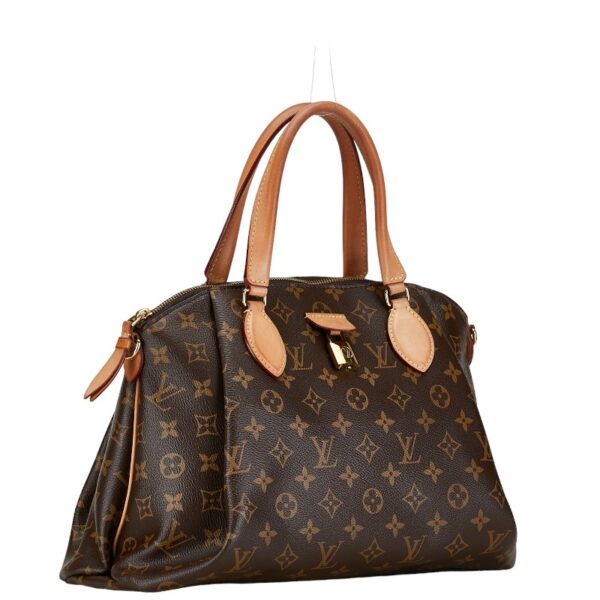 228 61650 3 Louis Vuitton Monogram Rivoli MM 2WAY Shoulder Bag Brown