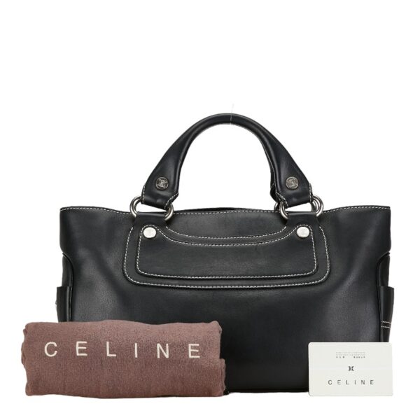 228 62576 10 Celine Boogie Bag Handbag Black