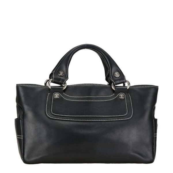 228 62576 3 Celine Boogie Bag Handbag Black