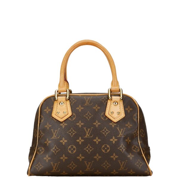 228 62589 3 Louis Vuitton Monogram Manhattan PM Handbag Brown