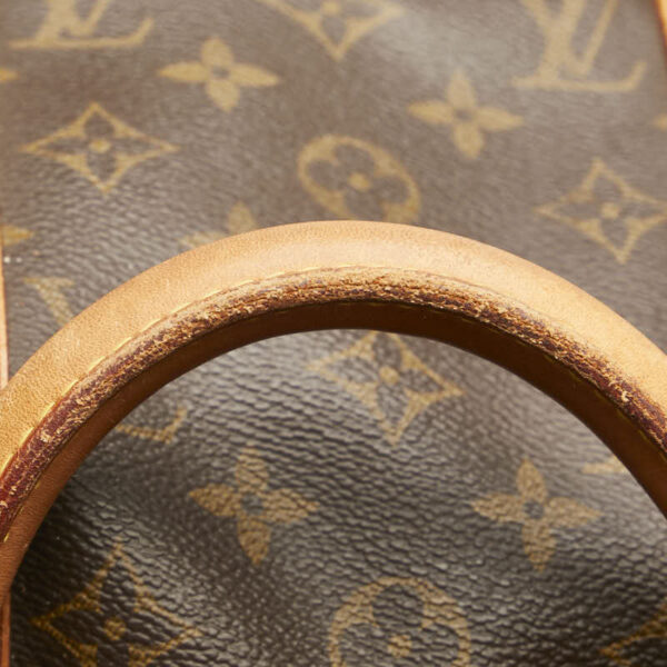 228 63639 5 Louis Vuitton Monogram Keepall 50 Bag Brown