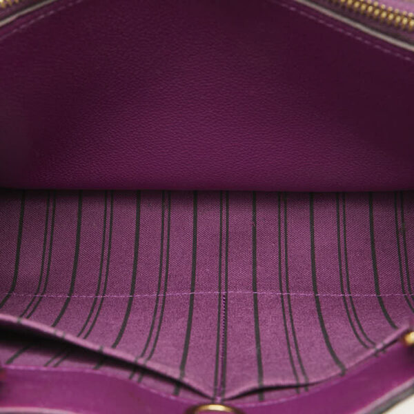 228 63645 8 Louis Vuitton Empreinte Montaigne MM 2WAY Shoulder Bag Purple